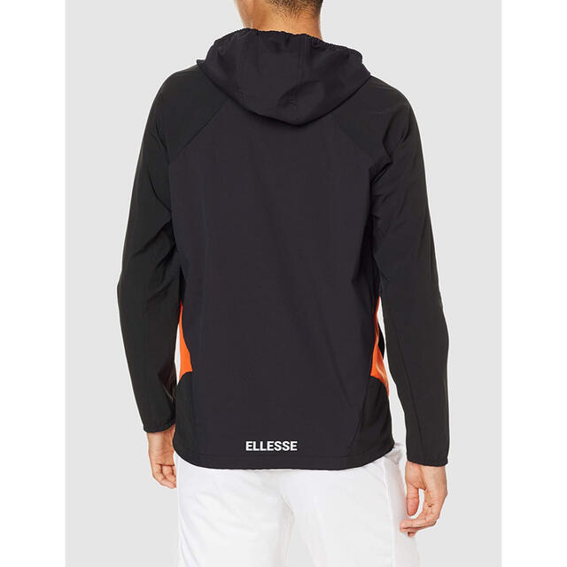 ellesse(エレッセ)のellesseエレッセ テニスウェア トレーニングジャケット ブラック メンズM スポーツ/アウトドアのテニス(ウェア)の商品写真