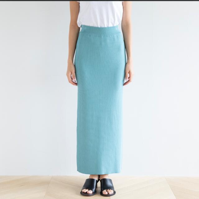 SeaRoomlynn(シールームリン)のSeaRoomlynn  RIBニットBasicスカート　オーシャン レディースのスカート(ロングスカート)の商品写真