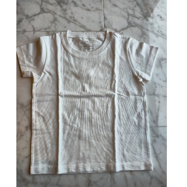 MUJI (無印良品)(ムジルシリョウヒン)の無印良品　Tシャツ　100 キッズ/ベビー/マタニティのキッズ服女の子用(90cm~)(Tシャツ/カットソー)の商品写真