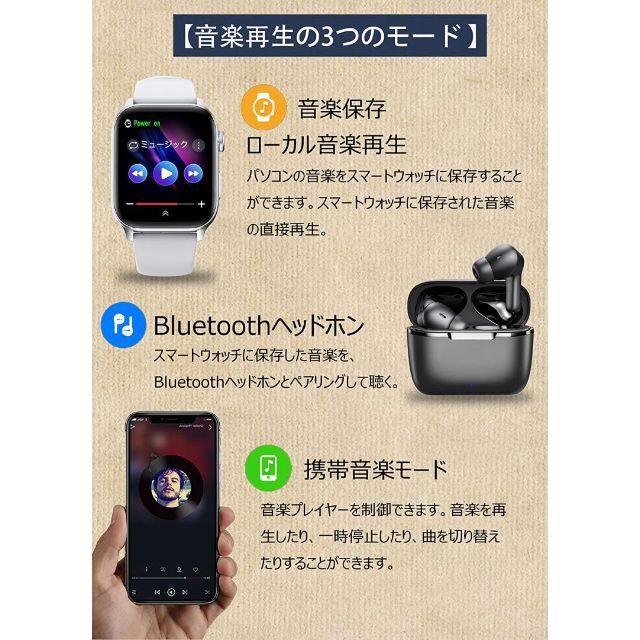 幸せなふたりに贈る結婚祝い ⭐️最新型 スマートウォッチ イヤホン