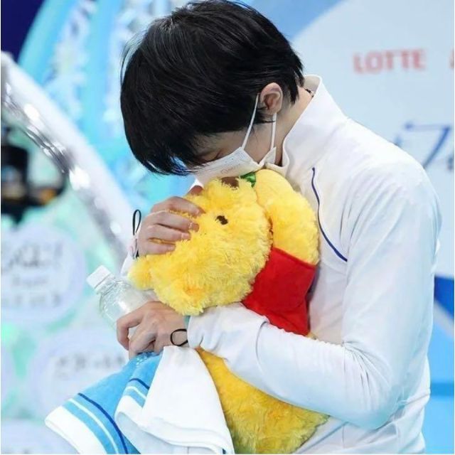 プーさん ティッシュボックスカバー Yuzu Pooh 羽生 結弦 ゆずプー