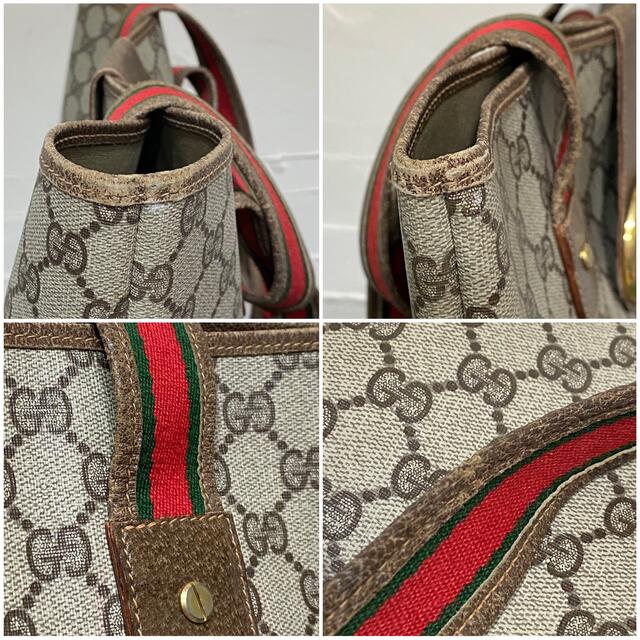 Gucci(グッチ)の希少 70'S OLD GUCCI シェリーライン トートバッグ エンブレムGG レディースのバッグ(トートバッグ)の商品写真