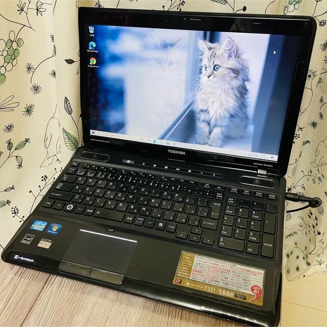 東芝ノートパソコン dynabook i7-2630QM HDD750GB/4G スマホ/家電/カメラのPC/タブレット(ノートPC)の商品写真