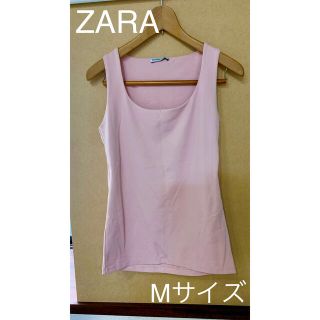 ザラ(ZARA)のザラ　ZARA タンクトップ　ピンク(タンクトップ)