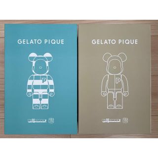 ベアブリック(BE@RBRICK)のベアブリック ジェラートピケ コラボ 400％ MINT BEIGE (その他)