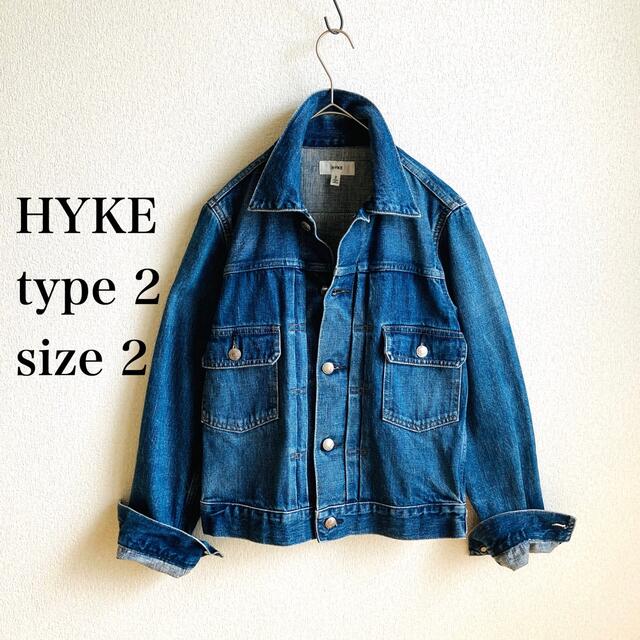 HYKE(ハイク)のハイク　デニムジャケット タイプ2 サイズ2 レディースのジャケット/アウター(Gジャン/デニムジャケット)の商品写真
