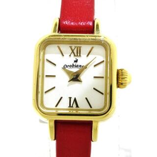 オロビアンコ(Orobianco)のオロビアンコ 腕時計 - OR-0036L-8 白(腕時計)