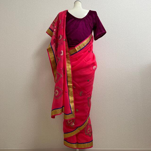 【No.178】インドサリー　サリー　ネパール　インド　民族衣装　saree