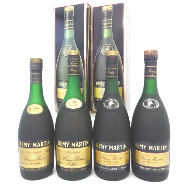 未開封☆REMY MARTIN【レミーマルタン】 VSOP 旧旧/旧旧旧 4本セット ...