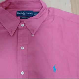ポロラルフローレン(POLO RALPH LAUREN)のラルフローレン　ピンク　シャツ　L  ✨水色ポニーワンポイント(シャツ)