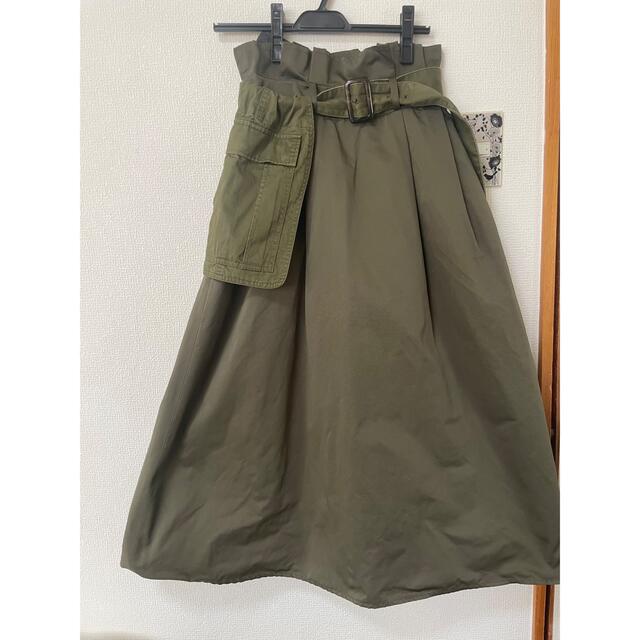 JOHNBULL(ジョンブル)のJOHNBULLミリタリースカート レディースのスカート(ロングスカート)の商品写真