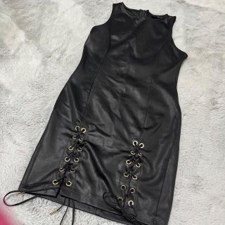 ザラ(ZARA)のレザードレス(ミニワンピース)