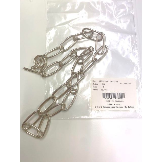TODAYFUL トゥデイフル silver925 オーバルチェーンネックレス