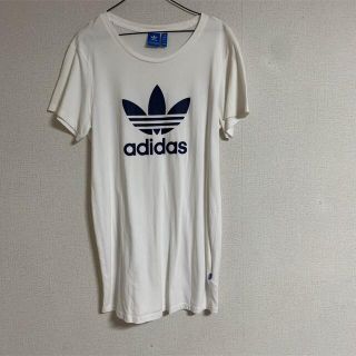 アディダス(adidas)のadidas アディダス Tシャツ ワンピース シャツワンピ(Tシャツ(半袖/袖なし))