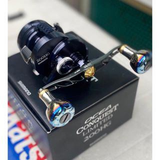 SHIMANO - オシアコンクエストリミテッド200HG 純正ハンドルの通販|ラクマ