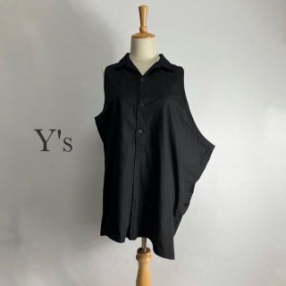 ヨウジヤマモト(Yohji Yamamoto)の2019 Y's ワイズ　ヨウジヤマモト　カットソー　チュニック　ワンピース(カットソー(半袖/袖なし))