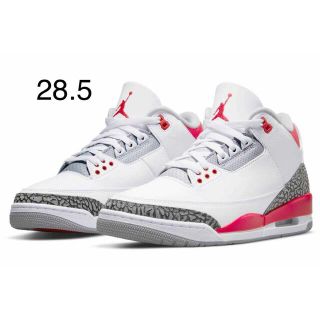 ナイキ(NIKE)のジョーダン3  ファイアレッド   NIKE JORDAN3 FIRE RED (スニーカー)