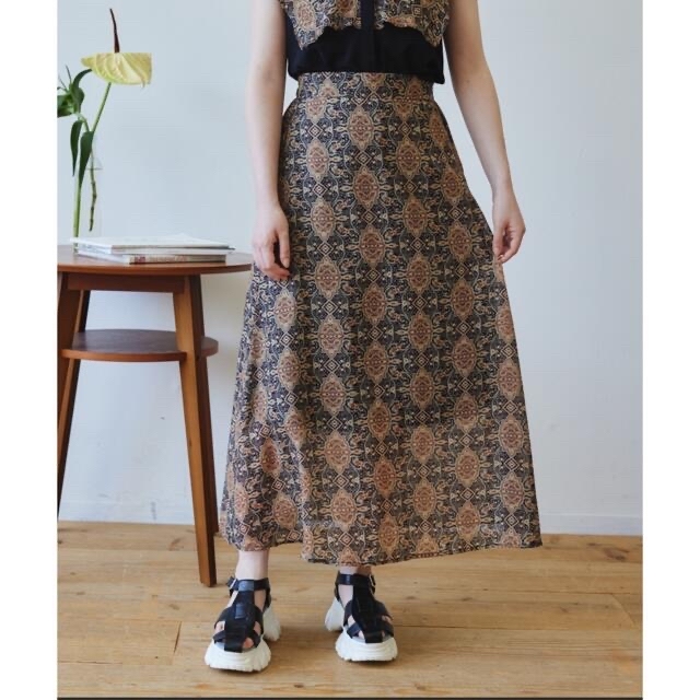 idem paisley flare skirt/ペイズリーフレアスカートの通販 by mai#'s