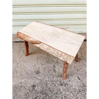 天然ホウの木　華台　椅子　サイドテーブル コーヒーテーブル　子供用椅子　椅子(スツール)