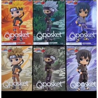 バンプレスト(BANPRESTO)のナルト疾風伝 フィギュア Qposket AB  ⑥種 ナルト サスケ カカシ(アニメ/ゲーム)