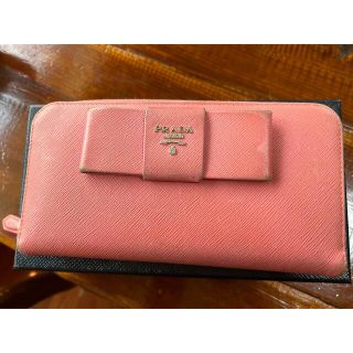 プラダ(PRADA)のプラダ　サフィアーノ　リボン　財布(財布)