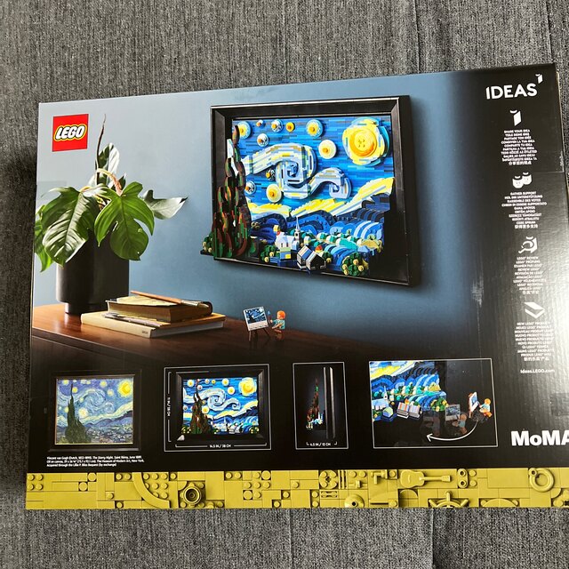 21333 ゴッホ 「星月夜」レゴ　LEGO MoMA 　アート　アイデア キッズ/ベビー/マタニティのおもちゃ(積み木/ブロック)の商品写真