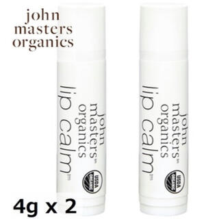 ジョンマスターオーガニック(John Masters Organics)の２本　ジョンマスターオーガニック リップカーム オリジナルシトラス  4g(リップケア/リップクリーム)