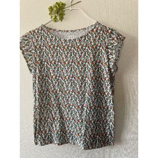 ユニクロ(UNIQLO)のユニクロ　ノースリーブ　花柄　M 美品　UT(Tシャツ(半袖/袖なし))