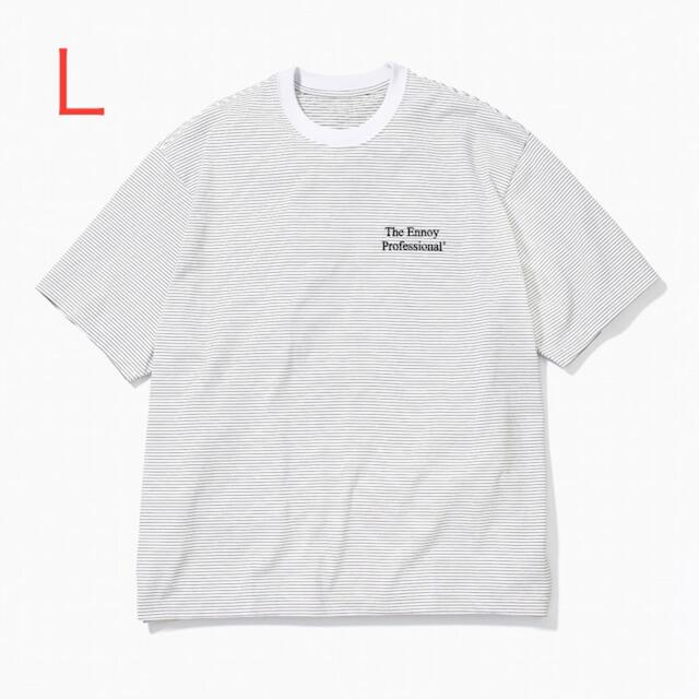 ENNOY BORDER TEE BLACK SIZE XL ボーダー Tシャツ | www.jarussi.com.br