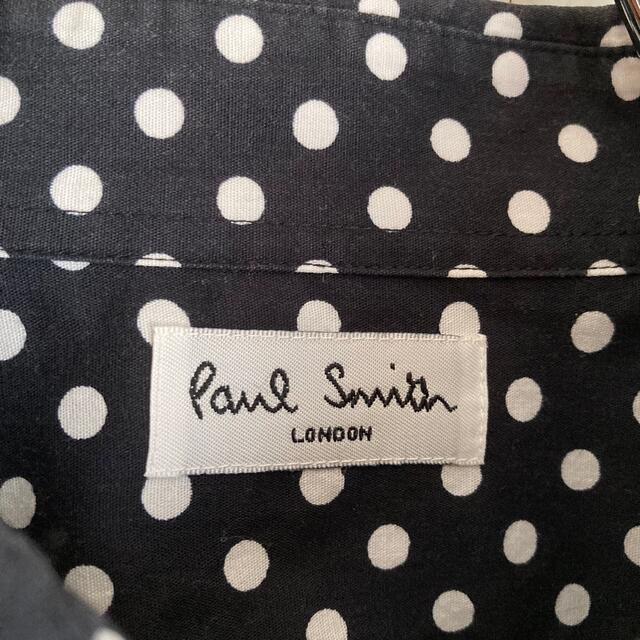 Paul Smith(ポールスミス)のPaul Smith ポールスミス 総柄シャツ ドット柄 水玉 ブラック メンズのトップス(シャツ)の商品写真