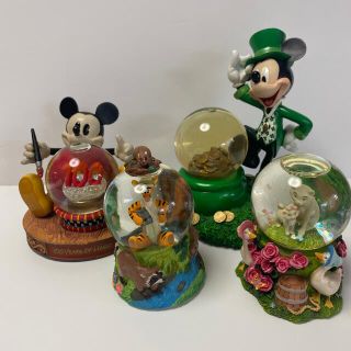 Disney - ディズニー スノードーム4個 WDW ティガー マリー ミッキー ...