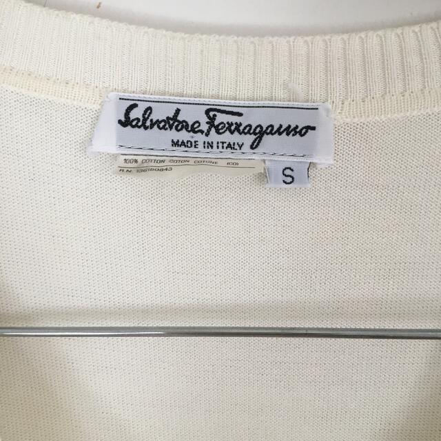 Salvatore Ferragamo(サルヴァトーレフェラガモ)のフェラガモ　サマーニット　半袖 レディースのトップス(カットソー(半袖/袖なし))の商品写真