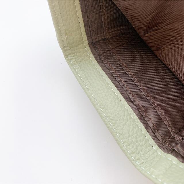レディース 本革 ミニ財布 三つ折り スキミング防止 淡色 緑 グリーン レディースのファッション小物(財布)の商品写真