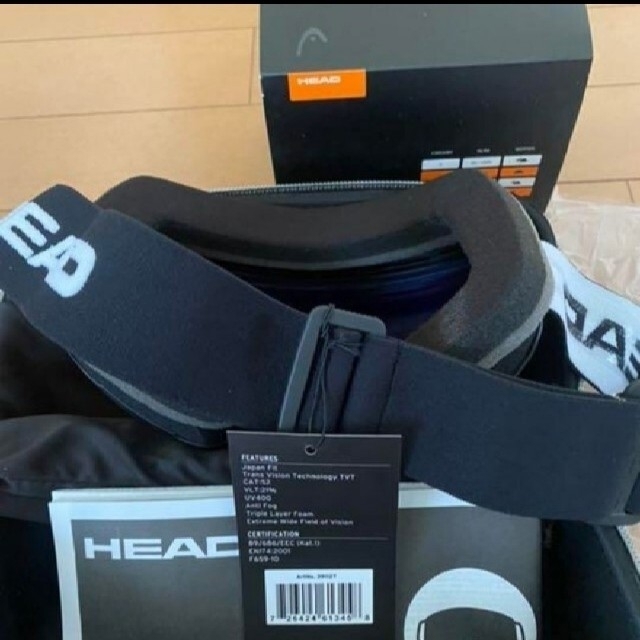 HEAD(ヘッド)の新品未使用 HAED ケース付き ゴーグル Japan Fit スポーツ/アウトドアのスキー(その他)の商品写真