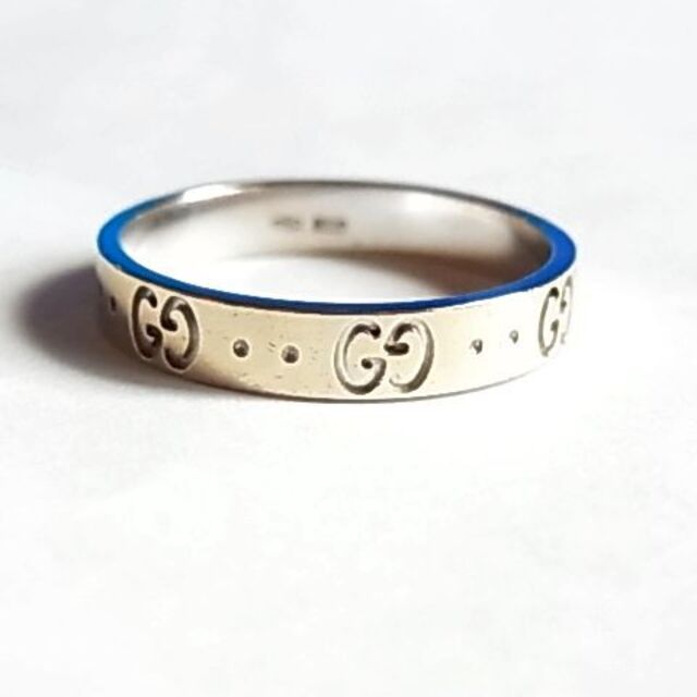 Gucciグッチ750k18金リング指輪22号ホワイトゴールドWGショップ Gucciグッチ750k18金リング指輪22号ホワイトゴールドWGショップ