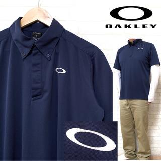 オークリー(Oakley)のOAKLEY オークリー ポロシャツ 刺繍ロゴ 半袖(ウエア)