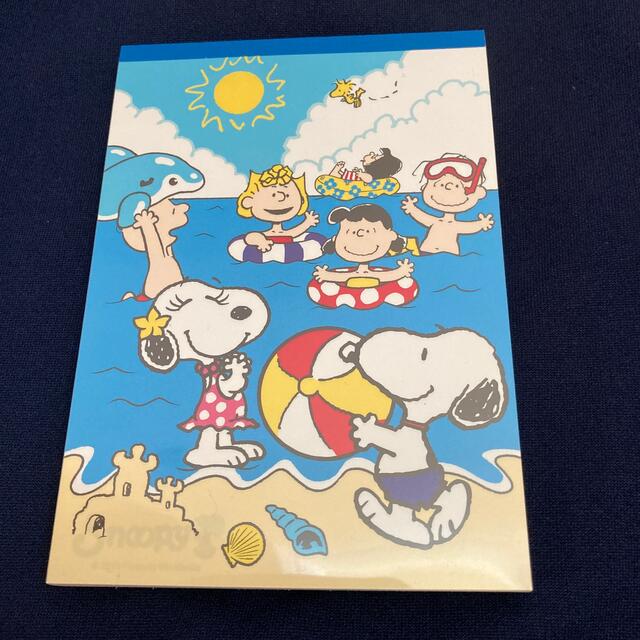 USJ(ユニバーサルスタジオジャパン)のSNOOPY メモパッド    USJ インテリア/住まい/日用品の文房具(ノート/メモ帳/ふせん)の商品写真