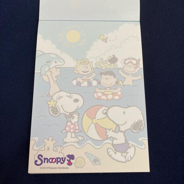 USJ(ユニバーサルスタジオジャパン)のSNOOPY メモパッド    USJ インテリア/住まい/日用品の文房具(ノート/メモ帳/ふせん)の商品写真