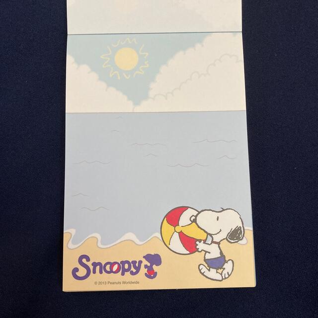 USJ(ユニバーサルスタジオジャパン)のSNOOPY メモパッド    USJ インテリア/住まい/日用品の文房具(ノート/メモ帳/ふせん)の商品写真