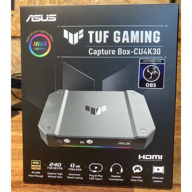 ASUS TUF GAMING CAPTURE BOX-CU4K30