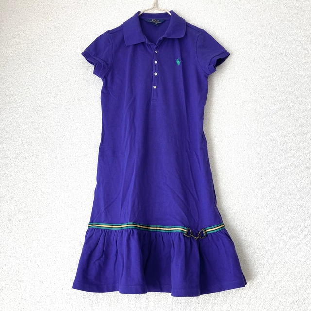 Ralph Lauren(ラルフローレン)のラルフローレン ワンピース 150 パープル キッズ/ベビー/マタニティのキッズ服女の子用(90cm~)(ワンピース)の商品写真