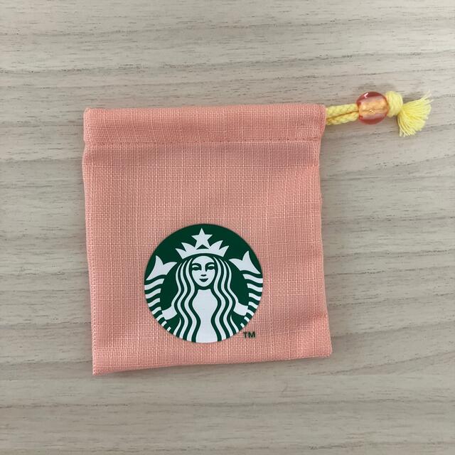 Starbucks Coffee(スターバックスコーヒー)のスターバックス　スタバ　桃色　ピンク　巾着 レディースのファッション小物(ポーチ)の商品写真