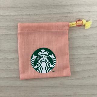 スターバックスコーヒー(Starbucks Coffee)のスターバックス　スタバ　桃色　ピンク　巾着(ポーチ)