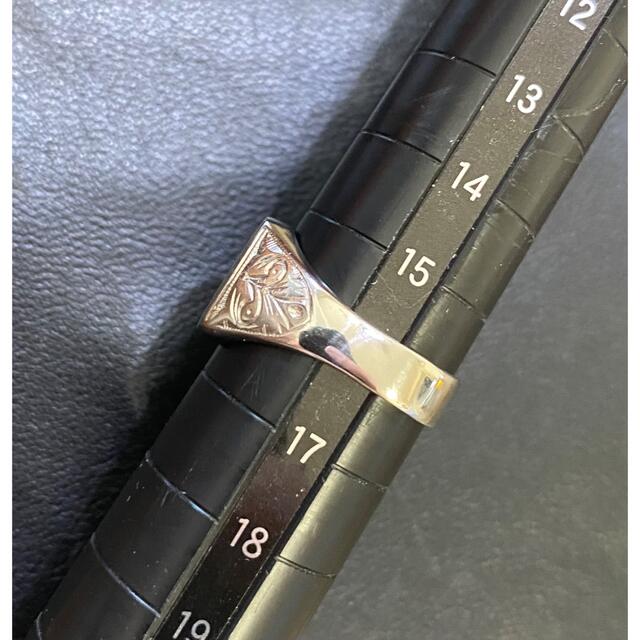 プラチナ900 pm900 pt900 印台リング 大粒ダイヤ(16号)12g | eloit.com