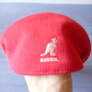 カンゴール(KANGOL)のKANGOL ハンチング帽 504メッシュタイプ M 中古 美品(ハンチング/ベレー帽)