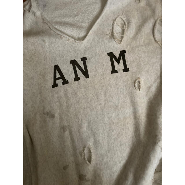 ANCELLM  AN M CRASH CREWNECK SWEAT SHIRT