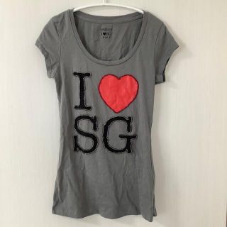 ジャンルーカジョルダーノ(Gianluca Giordano)のシンガポールTシャツ（ジョルダーノ）Sサイズ(Tシャツ/カットソー(半袖/袖なし))