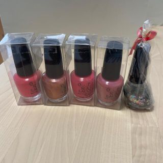 オーピーアイ(OPI)の【お値下げ可】O・P・I ネイルラッカー5本(マニキュア)