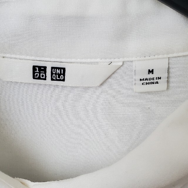 UNIQLO(ユニクロ)の白シャツ ユニクロ レーヨンシャツ レディースのトップス(シャツ/ブラウス(長袖/七分))の商品写真