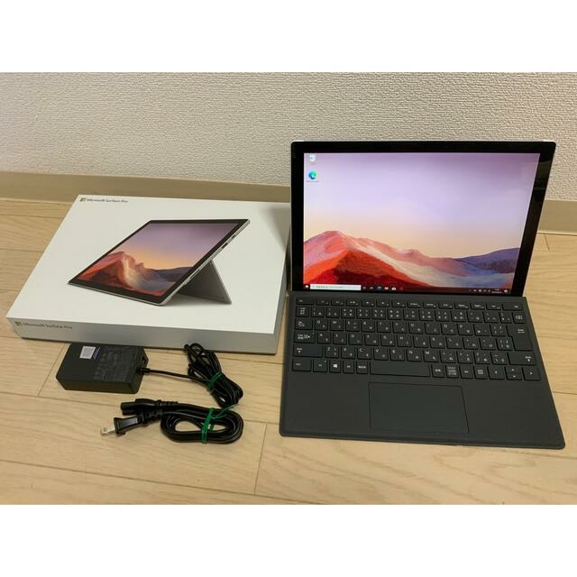 スマホ/家電/カメラSurface Pro7 Core i3 4GB 128GB カバー付き